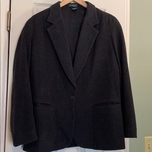 J Crew Dark Grey Wool Blazer
